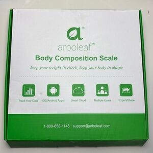 Arboleaf CS20W Black Body Composition‎ Smart Weight Scale